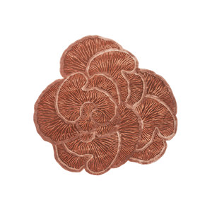 Tapis tufté à la main Aurelia en laine et viscose ivoire, motif floral Top-321, pour salon, couloir rectangulaire de 4m, peluche 10mm - Product Image 1