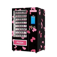 Máquina Expendedora de Productos de Belleza con Pantalla Táctil de 10 Pulgadas, Autolimpieza y Desinfección, Conexión 5G/Wi-Fi, Acero Inoxidable, Integración POS 20-150