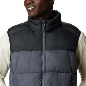Couleur contrastée Conception de service OEM Vêtements de sport sans manches personnalisés Gilet en polyester imperméable Gilet bouffant Style High Street - Product Image 4