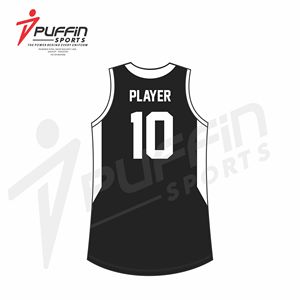 Uniforme de basket-ball OEM personnalisé, nouveau design, maillot d'équipe unisexe, shorts, vente en gros, respirant, antibactérien, séchage rapide, 100% polyester - Product Image 3