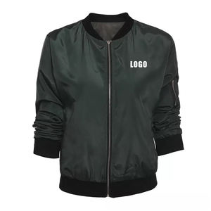 บอมเบอร์แจ็คเก็ตผู้ชายสำหรับฤดูหนาวแจ็คเก็ตมีซิปสำหรับใส่กลางแจ้งเสื้อแจ็คเก็ตบอมเบอร์เสื้อแจ็คเก็ตโพลีเอสเตอร์ออกแบบโลโก้ได้ตามต้องการ - Product Image 1