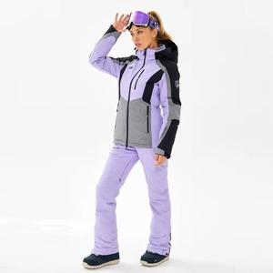 Service OEM Veste de ski à capuche imperméable imprimée Tissu tétraédrique Unisexe Confortable Nouveau design Vente en gros Meilleur prix - Product Image 3