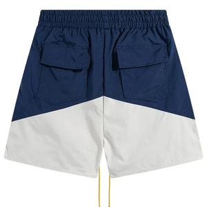 Pantalones cortos de malla para hombre de primera calidad, ropa de calle, tela transpirable, ajuste Unisex, informal, ligero, estilo de verano con bolsillos laterales - Product Image 2