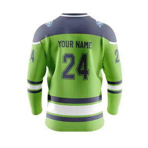 Fabriqué au Pakistan Maillot de hockey sur glace pour hommes Sportswear 100% Polyester Uniformes personnalisés avec service ODM OEM disponible à bas prix - Product Image 6