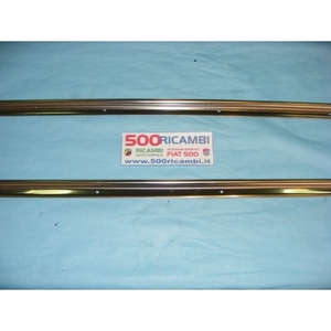 Estribos Cromados para Puertas y Ventanas FIAT 500 Coppia Battitacco de Francis Lombardi para MI COCHE - Product Image 1