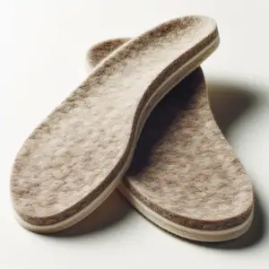 Breathable Felt Foot <b>Insole</b>: Natural Material for a Cool and Dry Experience with Superior <b>Comfort</b> - Product Image 1