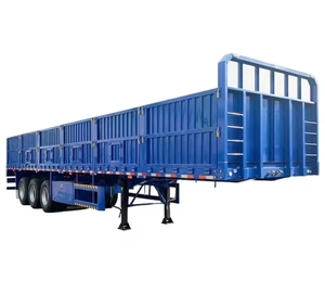 Remolque de Carga y Utilitario con Paneles Laterales, Remolque con Paredes Laterales para Transporte de Carga en Camiones, Venta Directa de Fábrica - Product Image 1