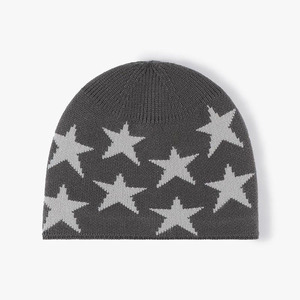 Wholesale Winter Fashion Popular Star Soft <b>Hat</b> for <b>Men</b> Women Keep Warm Knitted <b>Hat</b> <b>Beanies</b> Accept Custom Logo - Product Image 5