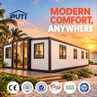 Maison conteneur fiable et confortable de 40 pieds, aménagement personnalisé, résidence préfabriquée, logement multi-chambres