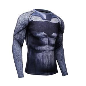 Camiseta de Compresión para Hombre, Protección UV, para Natación y Surf, Fabricante Personalizado OEM ODM - Product Image 1