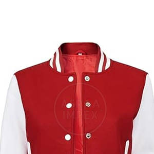 Chaqueta corta con letras superventas de lana 100% para mujer, Chaqueta corta con letras de talla grande para mujer, a la venta - Product Image 5