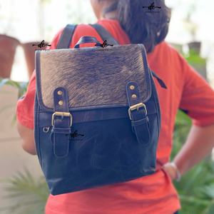 Nouvel arrivage de sac à dos en cuir de vachette sac à dos élégant de style occidental sacs d'école unisexe 2 en 1 sacs multi-usages sac en cuir véritable - Product Image 1