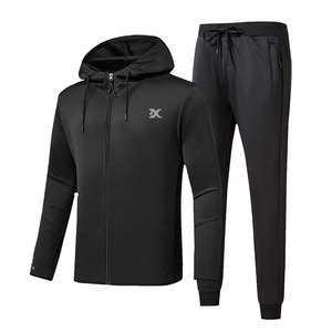 2023 Unisex logotipo personalizado cremallera chándal hombres transpirable polar Jogging 2 piezas conjunto última moda Casual para invierno - Product Image 1