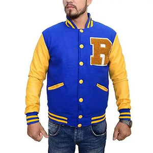 Vente de gros Service OEM de vestes d'université grande taille pour hommes Logo personnalisé de qualité - Product Image 2