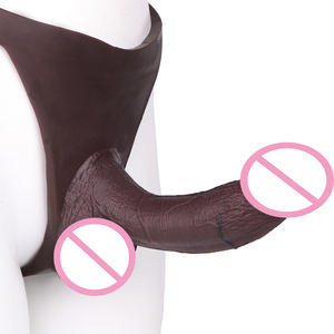 Sous-vêtements pour homme en silicone noir doux à texture différente, très vendus, pour une vie sexuelle en couple - Product Image 2