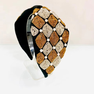 Diademas de Cuentas de Vidrio Estilo Turbante de Última Moda para Mujer, Hermosos Accesorios de Moda Coloridos, Diademas de Alta Calidad - Product Image 4