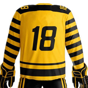 Vêtements d'entraînement Prix de gros Uniforme de hockey sur glace Fabriqué au Pakistan Meilleure qualité Uniforme de hockey sur glace pour hommes - Product Image 4