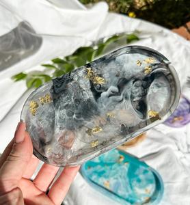 Bandeja de resina de la mejor calidad, bandeja de servicio de resina de lujo para servir desayuno, almuerzo, vajilla, restaurantes, hoteles, bandeja de uso de cocina - Product Image 6