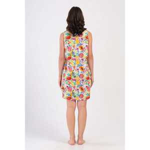 Vestido Casual Tipo Túnica con Cuello Redondo y Falda Ancha con Bolsillo Ovalado para Mujer - Product Image 1