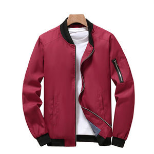 Vestes d'hiver décontractées surdimensionnées en polyester pour hommes col montant blouson aviateur pour hommes vestes d'usine respirantes et durables pour hommes - Product Image 1