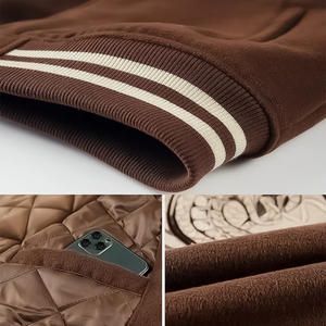 Veste universitaire légère avec logo personnalisé, broderie personnalisée, style collège, fabricant fournisseur d'usine OEM - Product Image 4