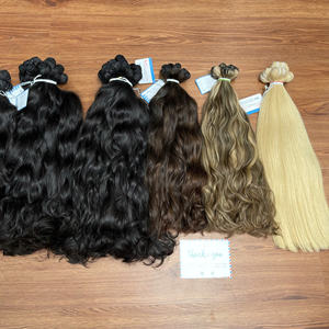 Offre Spéciale!! Extensions de cheveux humains non transformés Extensions de cheveux de trame ondulés crus en cheveux vietnamiens - Product Image 3