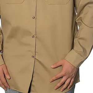 Chemise cargo pour hommes, top vente, chemise respirante anti-rides à prix réduit, chemises anti-rides pour hommes de qualité supérieure - Product Image 4