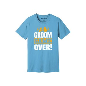Camiseta de tela de algodón 100% con estampado de temas de fiesta 160-180 a GSM pesado 12 colores disponibles Personalice su propio diseño y colocación - Product Image 3