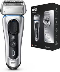 Braun Serie 8 8330s Next Generation, Afeitadora Eléctrica para Hombre, Recargable e Inalámbrica, Plateada, Estuche de Viaje de Tela - Product Image 6
