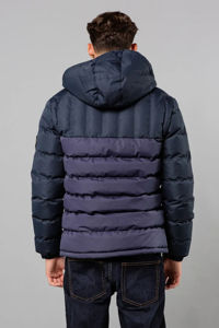 Veste matelassée d'hiver sur mesure OEM/ODM, coupe-vent, de haute qualité, épaisse, à fermeture éclair, pour homme - Product Image 5