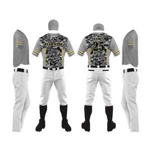 Uniformes d'équipe personnalisés de haute qualité Maillots et pantalons de baseball OEM ODM Ensembles de vêtements de sport professionnels - Product Image 1
