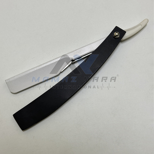มีดโกนด้ามจับเหล็กสำหรับช่างตัดผมแบบมืออาชีพพับได้ - Product Image 2