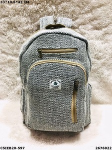 Mochilas de Algodón de Diseño Hechas a Mano |   Mochilas Ecológicas y Sostenibles Exclusivas para Uso Diario Unisex - Product Image 3