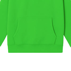 Sweat-shirt minimaliste à fermeture éclair légère et décontractée col montant couleur unie pull chemise à manches longues avec poche kangourou - Product Image 2