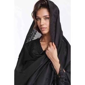 ผ้าคลุมไหล่ปักลาย Georgette รุ่น DP-42005 สำหรับชุดอินเดีย ปากีสถาน ซัลวาร์ คามีซ โจลี เลเฮนกา โจลี สำหรับชุดสไตล์อินเดีย ปากีสถาน - Product Image 1