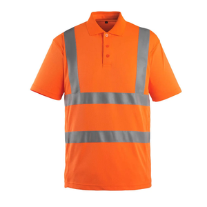 Reflective <b>Shirts</b> <b>Men</b> Polo Custom Logo Hi Vis Work Wear <b>Short</b> <b>Sleeve</b> Work Polo <b>Shirts</b> Reflective Safety Polo T-<b>Shirt</b> - Product Image 1