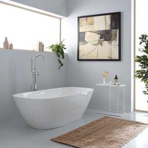 Bañera Rectangular Independiente Koricini de Diseño Italiano Sin Desbordamiento, Muebles de Baño de Primera Calidad - Product Image 2