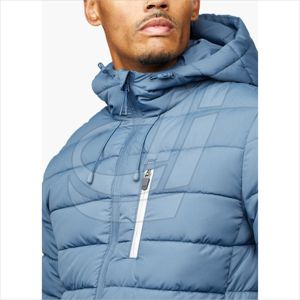 2025 alta calidad personalizada hombres Puffer abrigo chaquetas a prueba de viento diseñador burbuja poliéster negro invierno Logo estilo Casual - Product Image 6