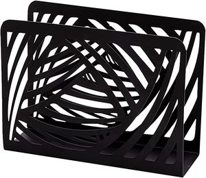 Soporte para servilletas de Metal de diseño único, vajilla de mesa de lujo, artículos de cocina decorativos hechos a mano, soporte para servilletas de Metal de Color personalizado elegante - Product Image 5