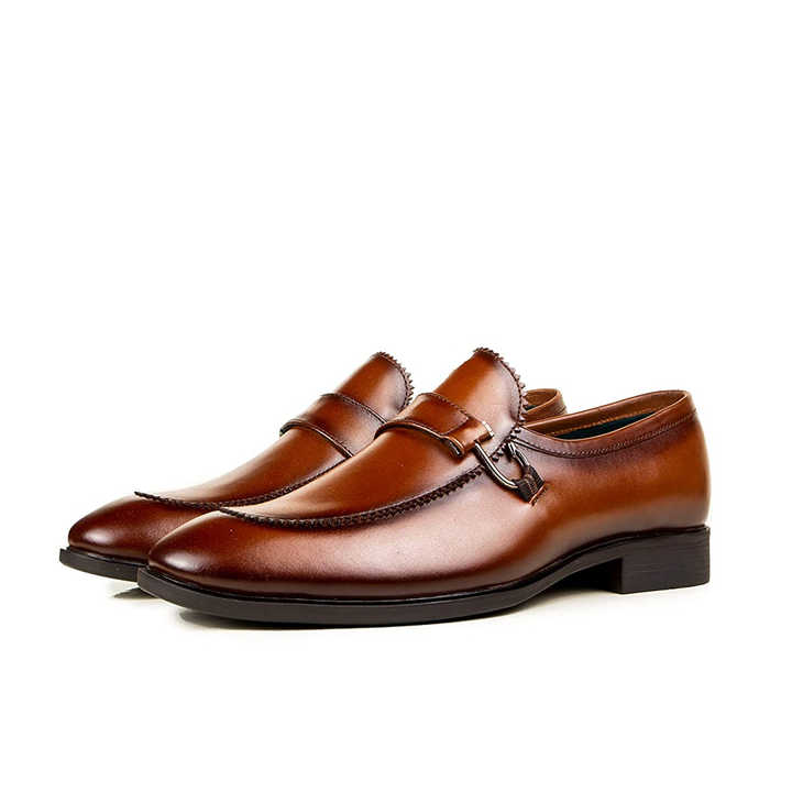 Handmade Men’s White Lace Up Business Dress Shoes, Real Leather Office Shoes. main image 0