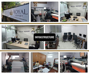 Faux Georgette froissé/écrasé & beau multi-sequins brodé travail enfants Lehenga - Blouse avec dupata - Product Image 5