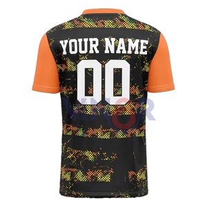 2025 Proveedor directo de fábrica Ropa deportiva Camiseta de fútbol OEM/ODM Logotipo personalizado Impreso Hombres Camiseta de fútbol para unisex con OEM - Product Image 3