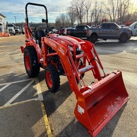 Mini tracteur Kubota B2320 avec tondeuse et chargeur frontal, 23 CV, composants certifiés, boîte de vitesses, moteur fabriqué en Allemagne, 189 heures.