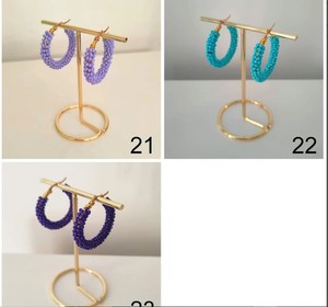 Aros Pendientes de flecos con cuentas bohemias nativas, Pendientes de cuentas de plumas de pluma - Product Image 2