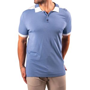 Polo décontracté à manches courtes, couleur et design personnalisés, coton et élasthanne, meilleure qualité, polo homme. - Product Image 2