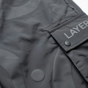 Pantalones Cargo de Paracaídas para Hombre, Resistentes, Ecológicos, Transpirables, de Poliéster/Algodón, Personalizados, Holgados, con Pliegues Delanteros y Cierre de Botón 3D - Product Image 4