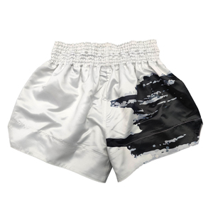 กางเกงขาสั้นมวยไทยขาสั้นผ้าไนลอนพิมพ์ลายออกแบบโลโก้ได้ตามต้องการ - Product Image 2