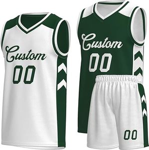 Uniformes de baloncesto de tendencia Kit completo para niños y hombres Gráficos personalizables y sensación Premium - Product Image 4