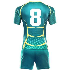 Uniformes Teal Rugby Maillots et shorts d'équipe haute performance conçus sur mesure Tissu durable pour un confort et un style ultimes - Product Image 4