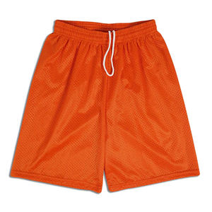 Short en maille avec logo personnalisé avec motif de logo imprimé partout Fabricant de shorts en maille de basket-ball respirant pour jeunes hommes - Product Image 1